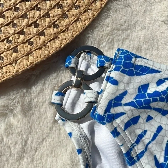 Michael Kors High Waist Ring Bikini Bottoms - Picture 3 of 9